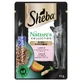 SHEBA Nature's Collection, Salmón, sobre comida húmeda, sin cereales, (en salsa), 85g
