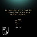 SHEBA Nature's Collection, Salmón, sobre comida húmeda, sin cereales, (en salsa), 85g