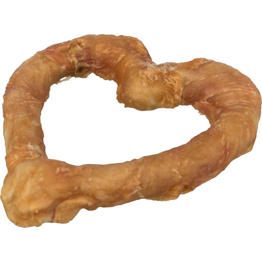 TRIXIE Dentafun Heart, XS-XL, Pollo, sacchetto di ricompensa per cani senza cereali, 125g