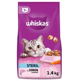 WHISKAS Adult Sterile, Salmon, dry food for sterilized cats, 1.4kg