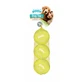 PAWISE Set di 3 palline da tennis, palla giocattolo per cani, S-XL, sintetica, attività fisica, giallo, ⌀6,3 cm