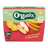 Biologische biologische puree met ananas appel en mango, +8 maanden, 400 gr, Organix