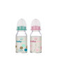 Glazen gedecoreerde fles, 0-24 maanden, 120 ml, BabyNova