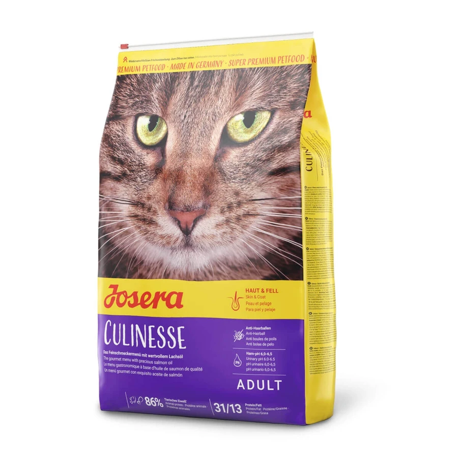 JOSERA Culinesse, saumon, croquettes pour chat, appétit capricieux, peau et fourrure, 2kg
