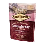 CARNILOVE Healthy Growth Kitten, Łosoś i Indyk, bezzbożowa sucha karma dla młodszych kotów, 400g: ceny i cechy