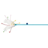 Trixie, stick toy, cats, plastic, multicolor, 41 cm