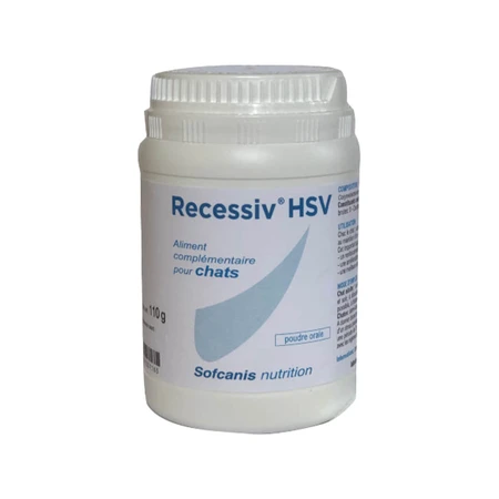 SOFCANIS Recessive HSV, immuunsysteemsupplement voor katten, fles, 110g poeder