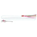Trixie, canna da pesca con 2 giocattoli, gatti, plastica, multicolore, 40 cm