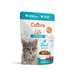 CALIBRA Life Sterilized, Eend, zakje natvoer zonder granen voor gesteriliseerde katten, (in saus), 85g