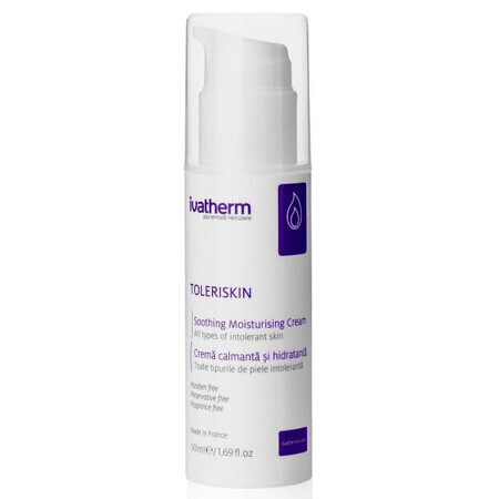 Crème apaisante et hydratante Toleriskin, 50 ml, Ivatherm