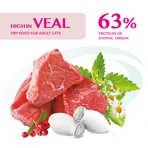 OPTIMEAL, Beef, dry cat food, 700g