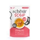SCHESIR Complementary Soup, Salmon and Carrot, sachet cereal-free wet cat food, (in soup), 40g