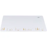 TRIXIE Christmas Place Mat, dog mat, rectangular, non-slip, plastic, beige, 44x28cm