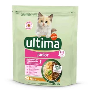 ULTIMA Junior, Kip, droogvoer voor jonge katten, 440g