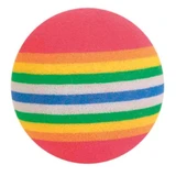 Trixie, regenboogbal speelgoed, katten, foam, multicolor, 4 cm, 4 stuks