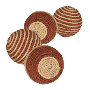 Trixie, jouet boule, chats, plastique, multicolore, 4.5cm