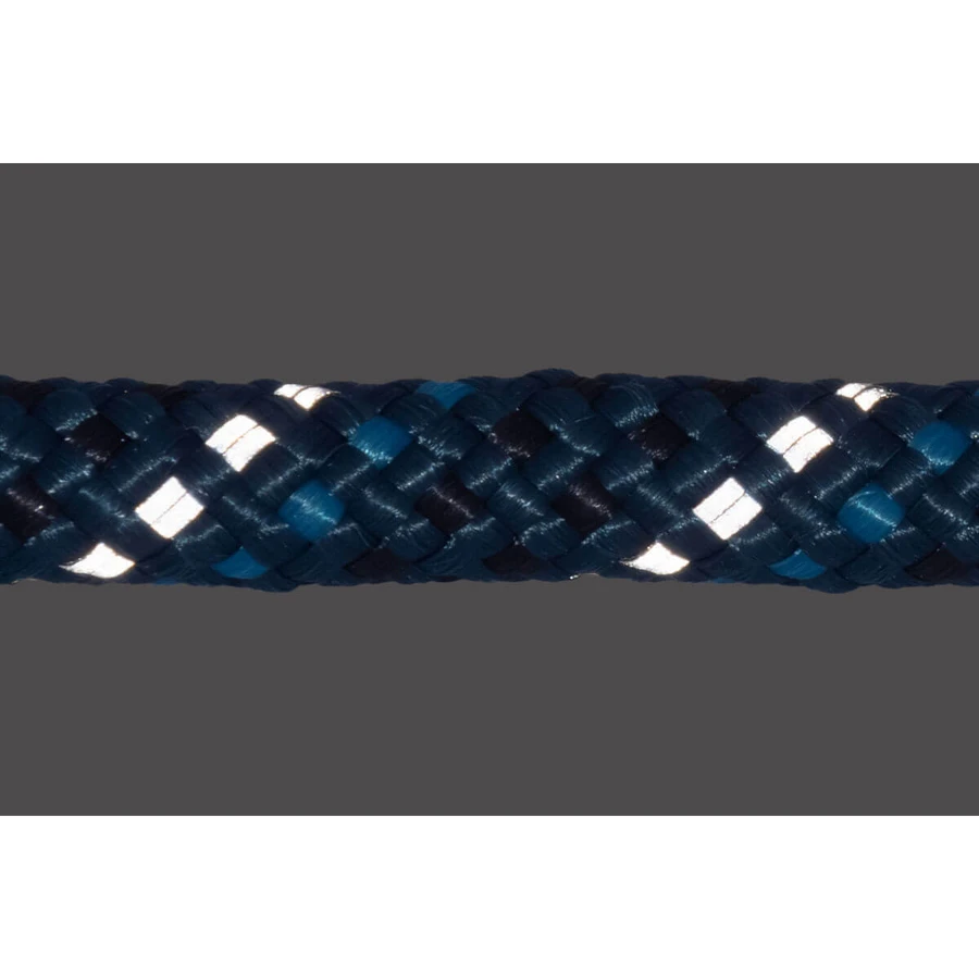 RUFFWEAR Knot a Collar Blue Moon, zgardă cordelină sport câini, ajustabilă, reflectorizantă, albastru, M(36-51 x 0.7cm)