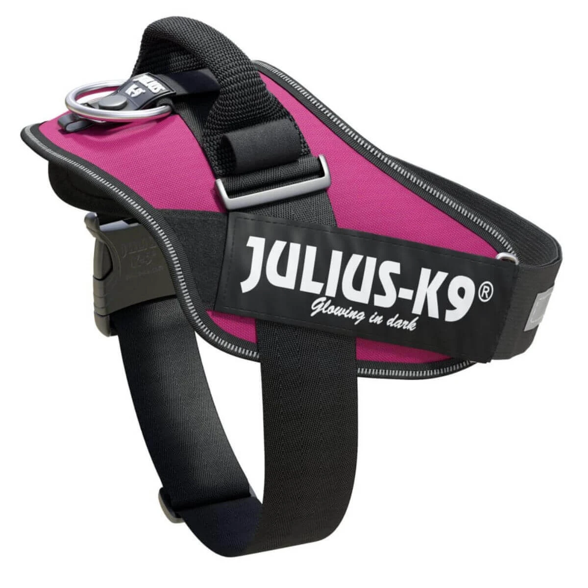 JULIUS-K9 IDC Power, hondentuig, 2XS, 2-5kg, donkerroze