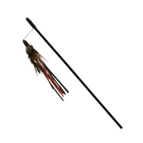 Trixie, Feder und Schleife Angelschnur, Spielzeug, Katzen, multicolor, 50cm