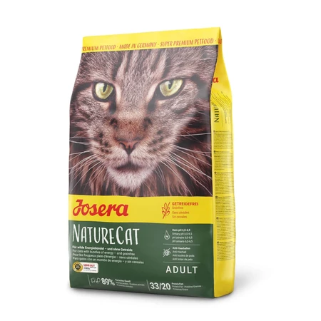 JOSERA Naturecat, Pollo y Salmón, pienso sin cereales, 4,25kg