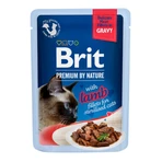 BRIT Premium by Nature Delicate Sterilized File, Lam, zakje natvoer voor gesteriliseerde katten, (in saus), 85g