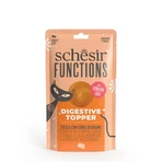 SCHESIR Functions Digestive Topper, potiron, sachet de nourriture humide sans céréales pour chats, système digestif, (topping), 40g