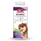 BIO PETACTIVE Bio Magic, shampoo poeder voor honden, niet spoelen, lavendel, fles, 150g