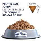 CLUB 4 PAWS Premium Puppies Alle Rassen, XS-XL, Kip, droogvoer voor jonge honden, 2kg