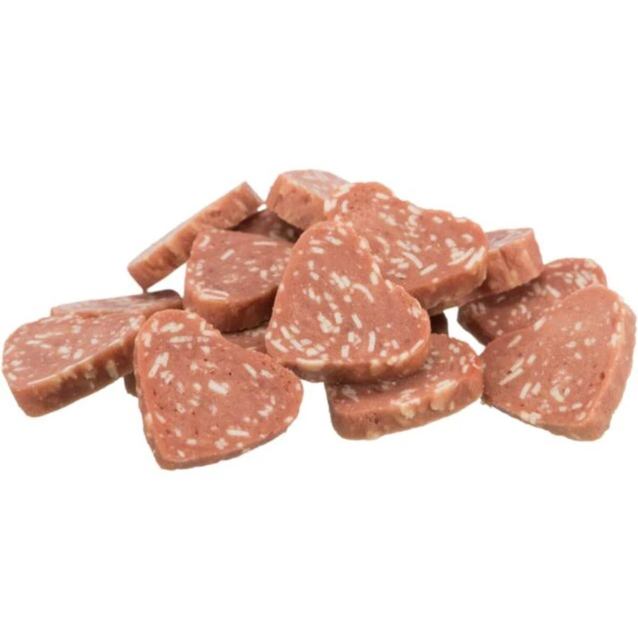 TRIXIE Premio Hearts, Anatra e Merluzzo, sacchetto di ricompensa senza cereali per gatti, 50g
