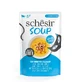SCHESIR Zuppa complementare, tonno e calamari, bustina di cibo umido per gatti senza cereali, (in zuppa), 40g