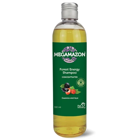 MEGAMAZON Forest Energy, shampoo voor honden en katten, Guarana en Acai, fles, 300ml