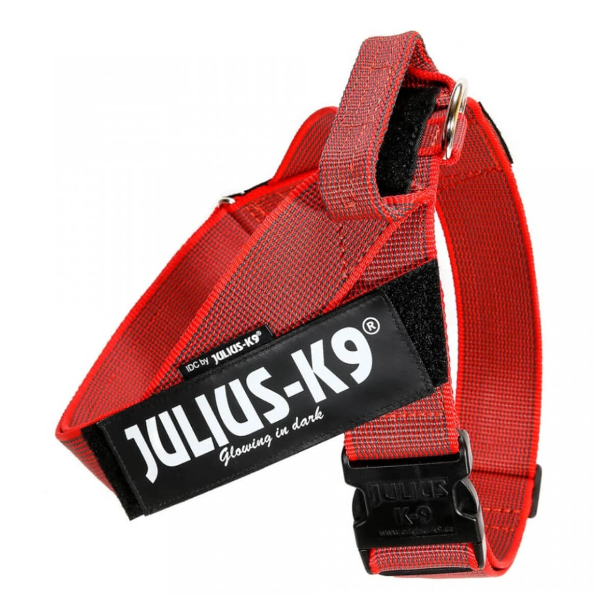 JULIUS-K9 IDC Color & Gray IDC, harnas hondenriem, 2XL, 40-70kg, rood
