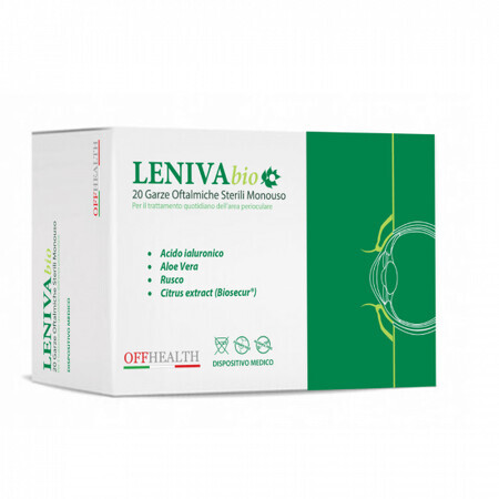 Garze Oftalmiche Leniva Bio, 20 pezzi, OffHealth