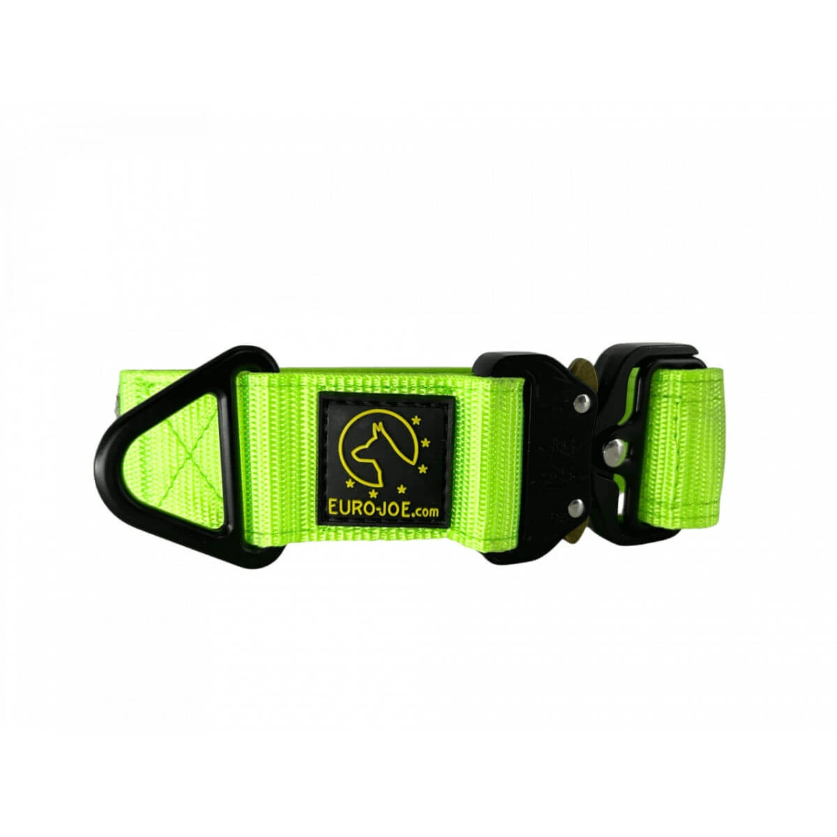 EURO JOE Tactical, hondenhalsband, verstelbaar, nylon, groen, Cobra gesp, XXL(44-61 x 3.8cm)