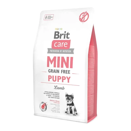 BRIT Care Mini Puppy, XS-S, Agnello, cibo secco senza cereali per cani giovani, 2kg