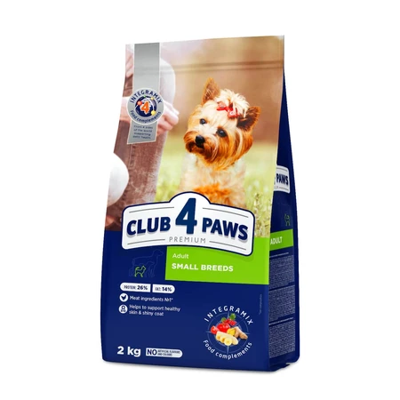 CLUB 4 PAWS Premium, XS-S, Kip, droog hondenvoer, 2kg