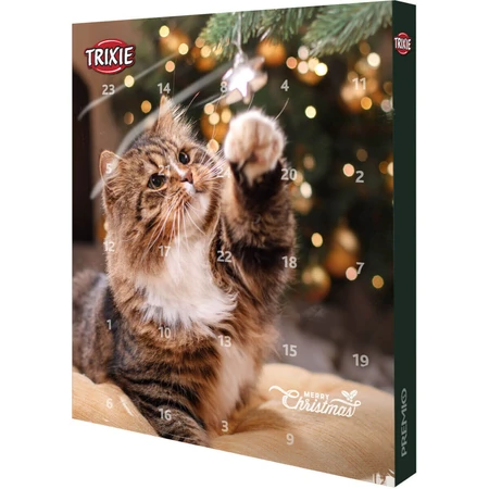 TRIXIE Kerst Premio Adventskalender, beloningsdoosje voor katten, 390g