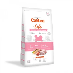 CALIBRA Life Junior Small Breed, XS-S, Kurczak, sucha karma o niskiej zawartości zbóż dla młodych psów, 1,5 kg