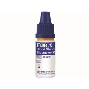 FORA Roztwór do kontroli stężenia glukozy we krwi GDH poziom 3 (4 ml)