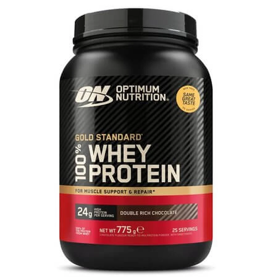 Wei-eiwitpoeder met chocoladesmaak 100% Whey Gold Standard, 775 g, Optimum Nutrition