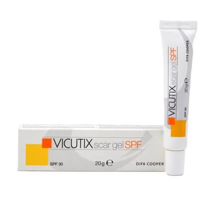 Heilungsgel auf Dimethiconbasis mit Schutzfaktor SFP 30, 20 g, Vicutix