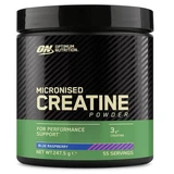 Kreatin Monohydrat mikronisiert blauer Himbeergeschmack, 247.5g, Optimum Nutrition