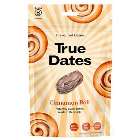 Dadels met kaneelbroodjessmaak, 100 g, True Dates