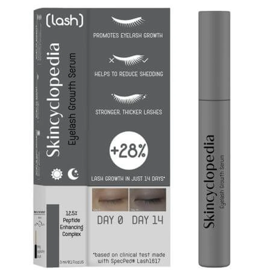 Serum with peptide complex for eyelash growth, 3 ml, Skincyclopedia