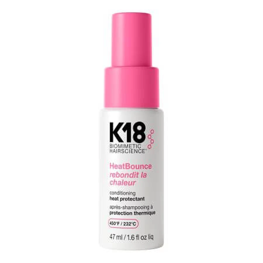 Laca sin aclarado de protección térmica HeatBounce, 47 ml, K18