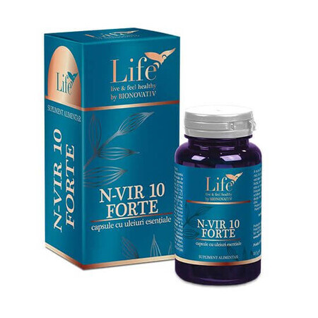 Essential oil capsules N-VIR 10 Forte, 30 cps, Bionovativ