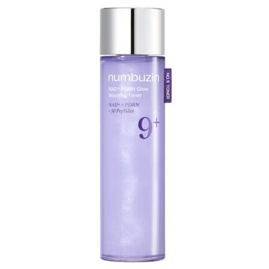 Verhelderende en verstevigende toner met NAD+ en PDRN No.9 Glow Boosting, 150 ml, Numbuzin
