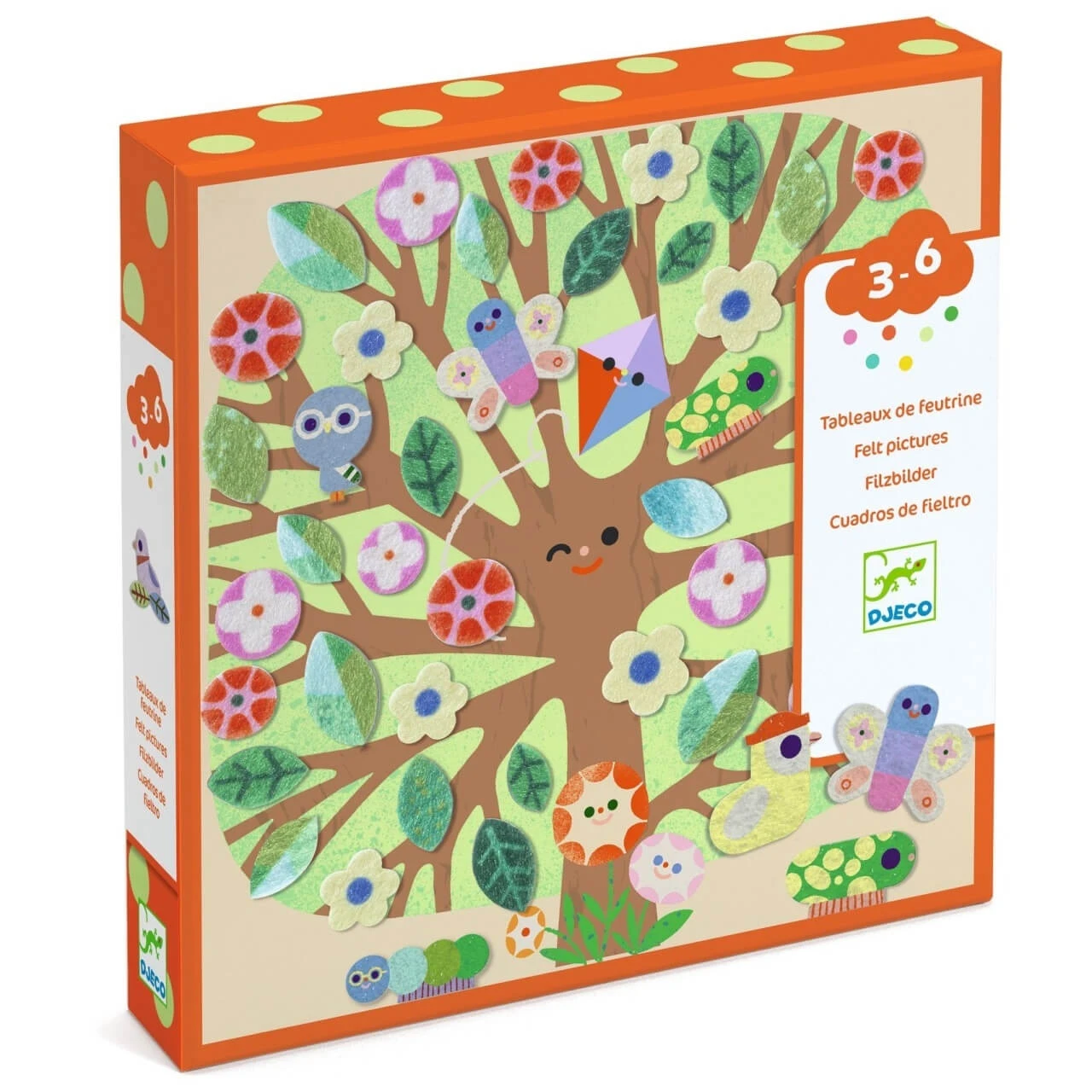 Creatief spel Collage met viltstickers, Djeco