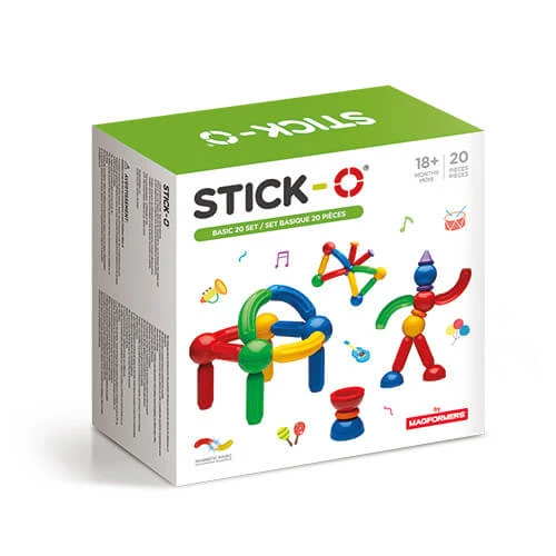 Stick-O magneetspel, Basisset met 20 stukjes