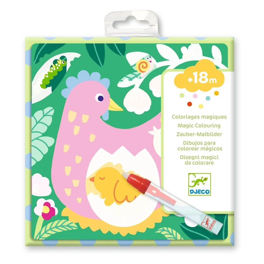 Water painting set Garden animals, Djeco
